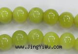 CKA06 15.5 inches 12mm round Korean jade gemstone beads