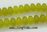 CKA11 15.5 inches 6*10mm rondelle Korean jade gemstone beads