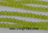 CKA201 15.5 inches 4mm round Korean jade gemstone beads