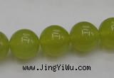 CKA206 15.5 inches 14mm round Korean jade gemstone beads