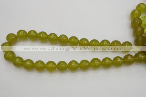 CKA207 15.5 inches 16mm round Korean jade gemstone beads