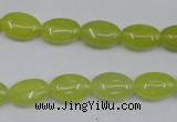 CKA243 15.5 inches 8*12mm oval Korean jade gemstone beads