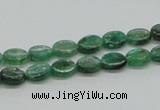 CKC109 16 inches 6*8mm oval natural green kyanite beads wholesale