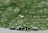 CKC259 15.5 inches 6*8mm rectangle natural green kyanite beads