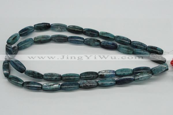 CKC32 16 inches 8*20mm faceted rice natural kyanite beads