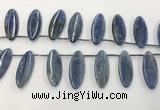 CKC552 Top drilled 10*25mm marquise natural kyanite beads