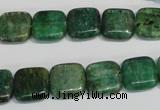 CKC62 15.5 inches 12*12mm square natural green kyanite beads