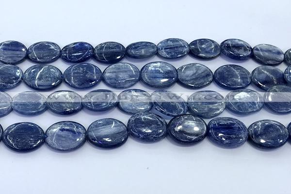 CKC829 15 inches 13*18mm - 15*20mm oval blue kyanite beads