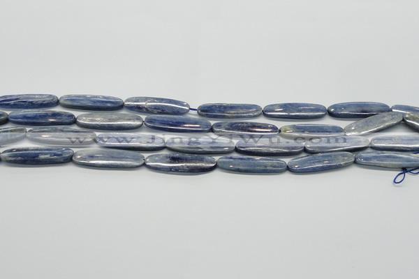 CKC94 15.5 inches 10*35mm oval natural kyanite gemstone beads