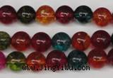 CKQ33 15.5 inches 10mm round dyed crackle quartz beads wholesale
