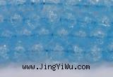 CKQ330 15.5 inches 8mm round dyed crackle quartz beads wholesale