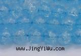 CKQ331 15.5 inches 10mm round dyed crackle quartz beads wholesale