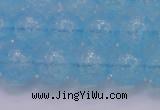 CKQ333 15.5 inches 14mm round dyed crackle quartz beads wholesale