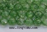 CKQ337 15.5 inches 8mm round dyed crackle quartz beads wholesale