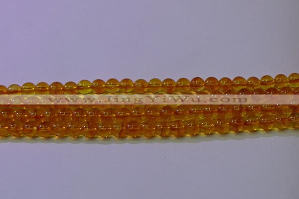 CKQ380 15.5 inches 4mm round dyed crackle quartz beads wholesale