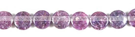 CKU04 15 inches 16mm coin purple kunzite beads wholesale