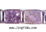 CKU10 15 inches 13*18mm rectangle purple kunzite beads wholesale