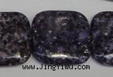 CKU50 15.5 inches 30*30mm square purple kunzite beads wholesale