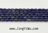 CLA540 15.5 inches 8*12mm faceted rice dyed lapis lazuli beads