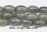CLB150 15.5 inches 8*12mm rice labradorite gemstone beads