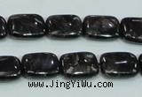CLB309 15.5 inches 10*14mm rectangle black labradorite gemstone beads