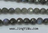 CLB512 15.5 inches 8mm faceted round labradorite gemstone beads