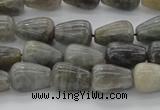 CLB718 15.5 inches 6*10mm teardrop labradorite gemstone beads