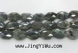 CLB797 18*24mm - 20*25mm faceted octagonal labradorite beads