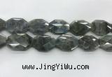 CLB799 25*30mm - 25*35mm faceted octagonal labradorite beads