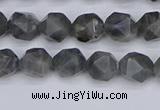 CLB986 15.5 inches 6mm faceted nuggets labradorite beads wholesale