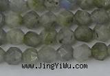 CLB992 15.5 inches 6mm faceted nuggets labradorite gemstone beads
