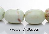 CLE01 15*20mm egg shape lemon turquoise stone beads wholesale