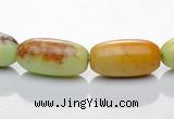CLE04 16 inch rice 8*16mm lemon turquoise stone beads Wholesale