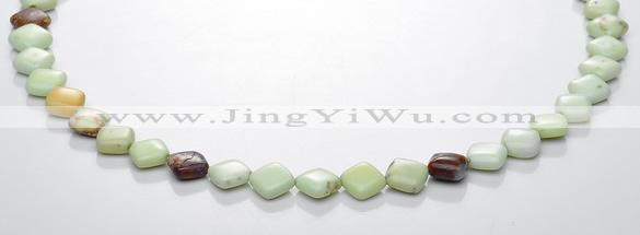 CLE15 rhombic 8*8mm lemon turquoise gemstone beads Wholesale
