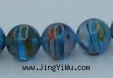 CLG605 16 inches 10mm round lampwork glass beads wholesale