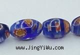 CLG613 5PCS 16 inches 7*12mm rice lampwork glass beads wholesale