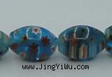 CLG617 3PCS 16 inches 10*16mm rice lampwork glass beads wholesale