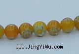 CLG623 10PCS 16 inches 6mm round lampwork glass beads wholesale