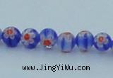 CLG625 10PCS 16 inches 6mm round lampwork glass beads wholesale