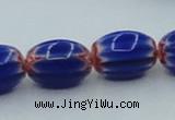 CLG636 5PCS 16 inches 10*14mm oval lampwork glass beads wholesale