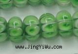 CLG774 14 inches 8*12mm rondelle lampwork glass beads wholesale