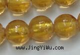 CLG842 15.5 inches 12mm round lampwork glass beads wholesale