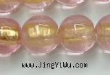 CLG845 15.5 inches 14mm round lampwork glass beads wholesale