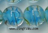 CLG854 15.5 inches 18mm round lampwork glass beads wholesale
