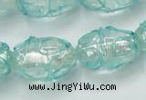CLG883 2PCS 16 inches 12*18mm oval lampwork glass beads wholesale