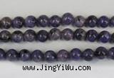 CLJ213 15.5 inches 6mm round dyed sesame jasper beads wholesale