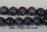 CLJ233 15.5 inches 10mm round dyed sesame jasper beads wholesale