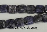 CLJ263 15.5 inches 10*10mm square dyed sesame jasper beads wholesale