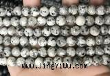 CLJ501 15.5 inches 4mm,6mm,8mm,10mm & 12mm round sesame jasper beads