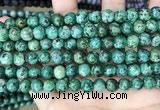 CLJ527 15.5 inches 4mm,6mm,8mm,10mm & 12mm round sesame jasper beads